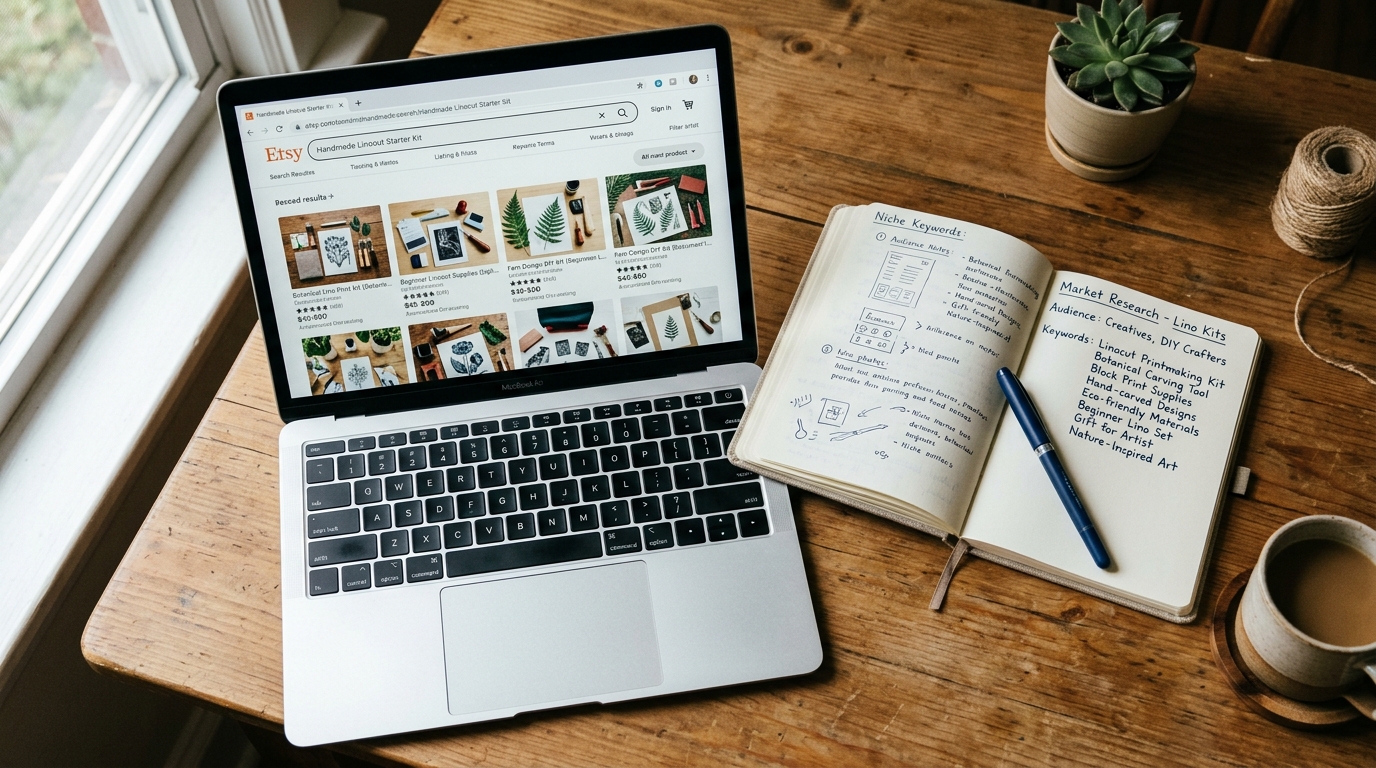 How to Research a Profitable Etsy Niche Before You Design Anything